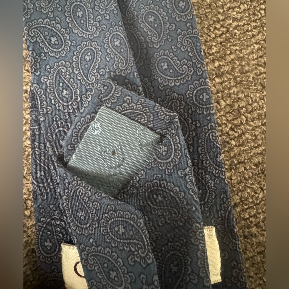 Christian Dior Paisley Pattern Tie - Picture 8 of 10